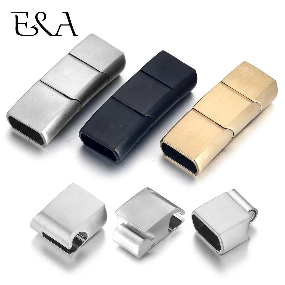 Jewelry Making Brass - Extended Stainless Steel Clasp Three Parts