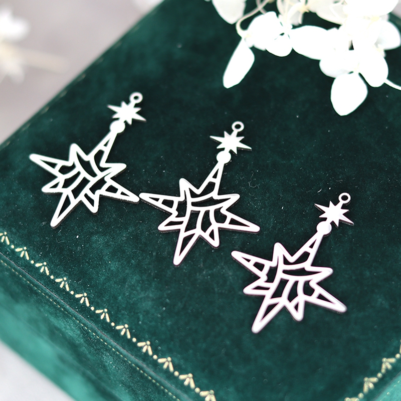 Jewelry Making Guide - 3pcs Guide Pole Star Charms Simple