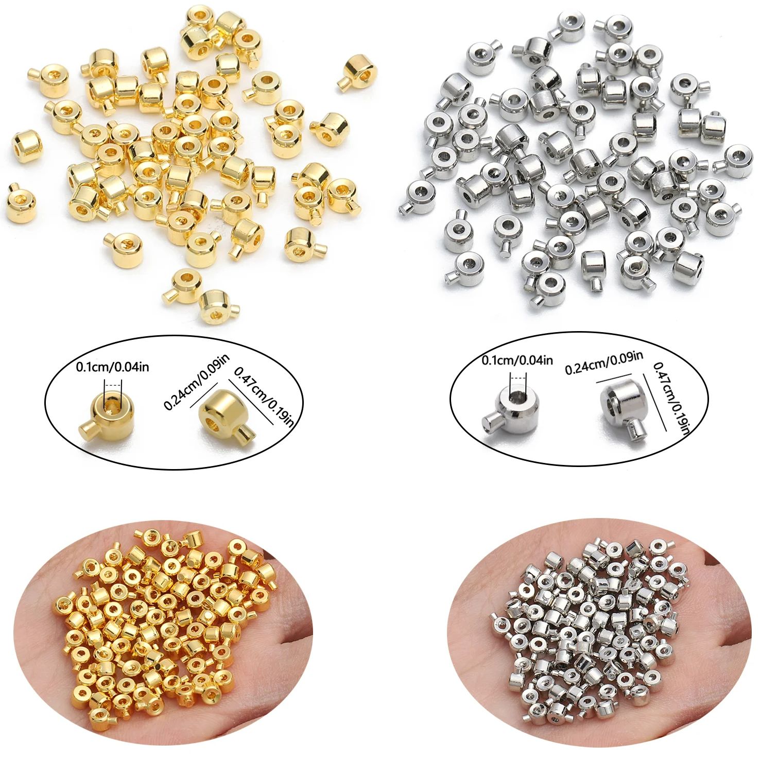 Jewelry Making Rotary Tool - 10Pcs/lot Stainless Steel Positioning Stopper Spacer