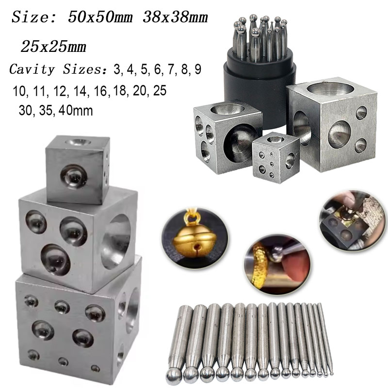 Jewelry Making Machine - Dapping Block Square with Polished High