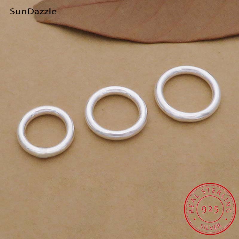 Jewelry Making Jump Rings - 10pcs Genuine Real Pure Solid 925