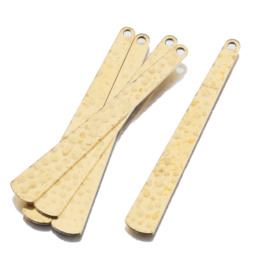 Jewelry Making Hammer - 30Pcs Original Brass Hammered Long Strip