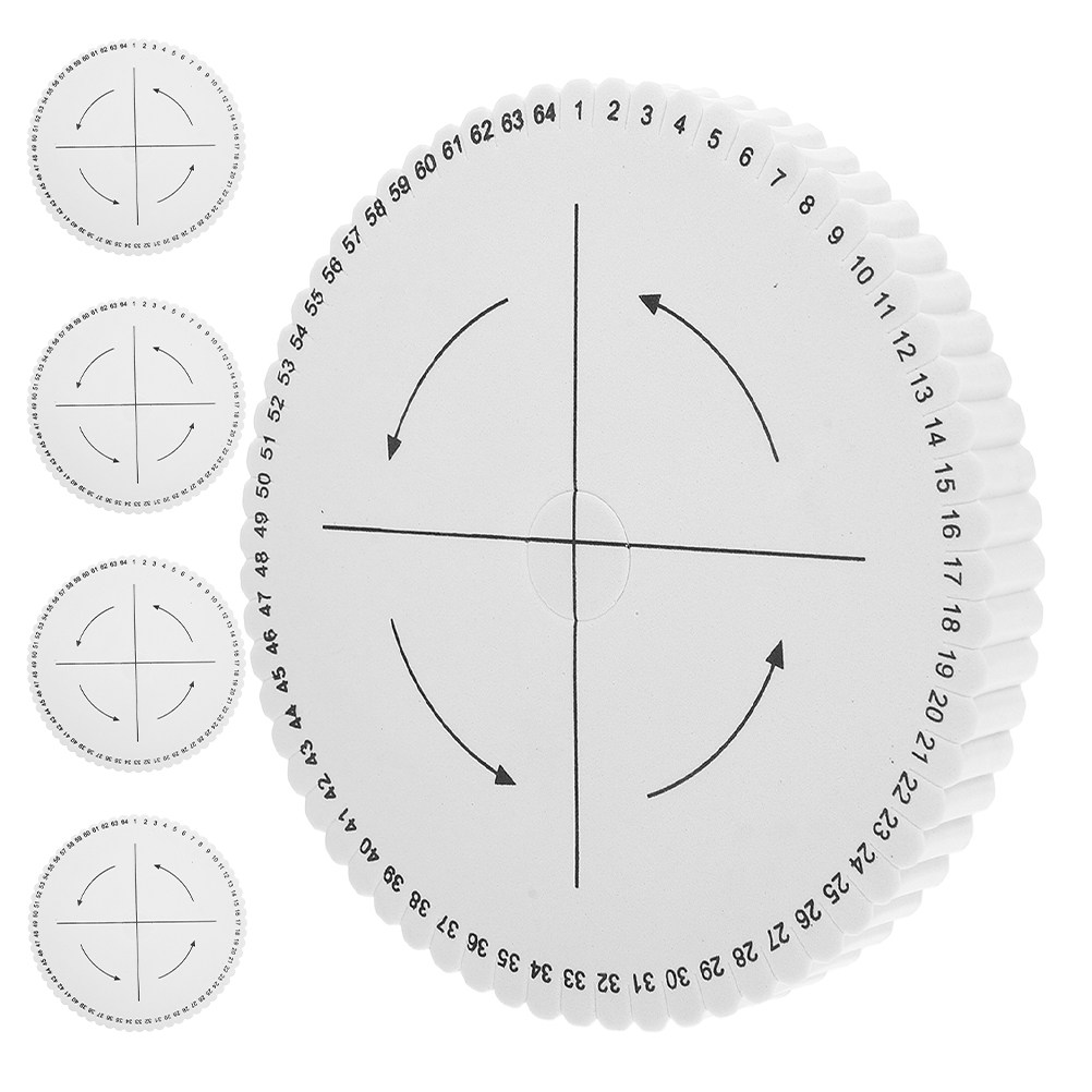 Jewelry Making Board - 5Pcs Round Kumihimo Braiding Disk Thickened
