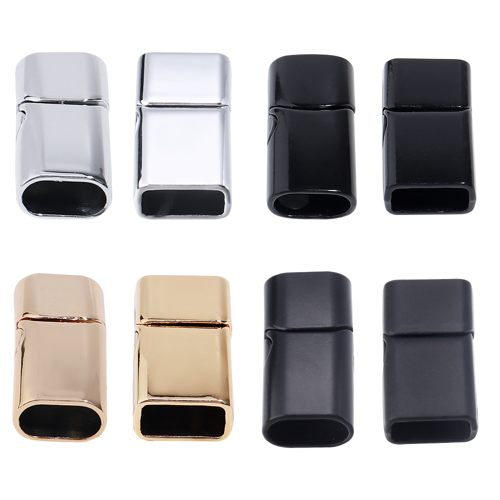 Jewelry Making Brass - 5Pcs Alloy Magnetic Clasps Round Square