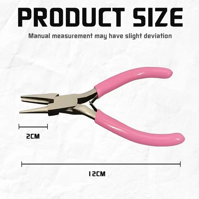 Jewelry Making Rotary Tool - Mini 5-Inch Round Concave Pliers -
