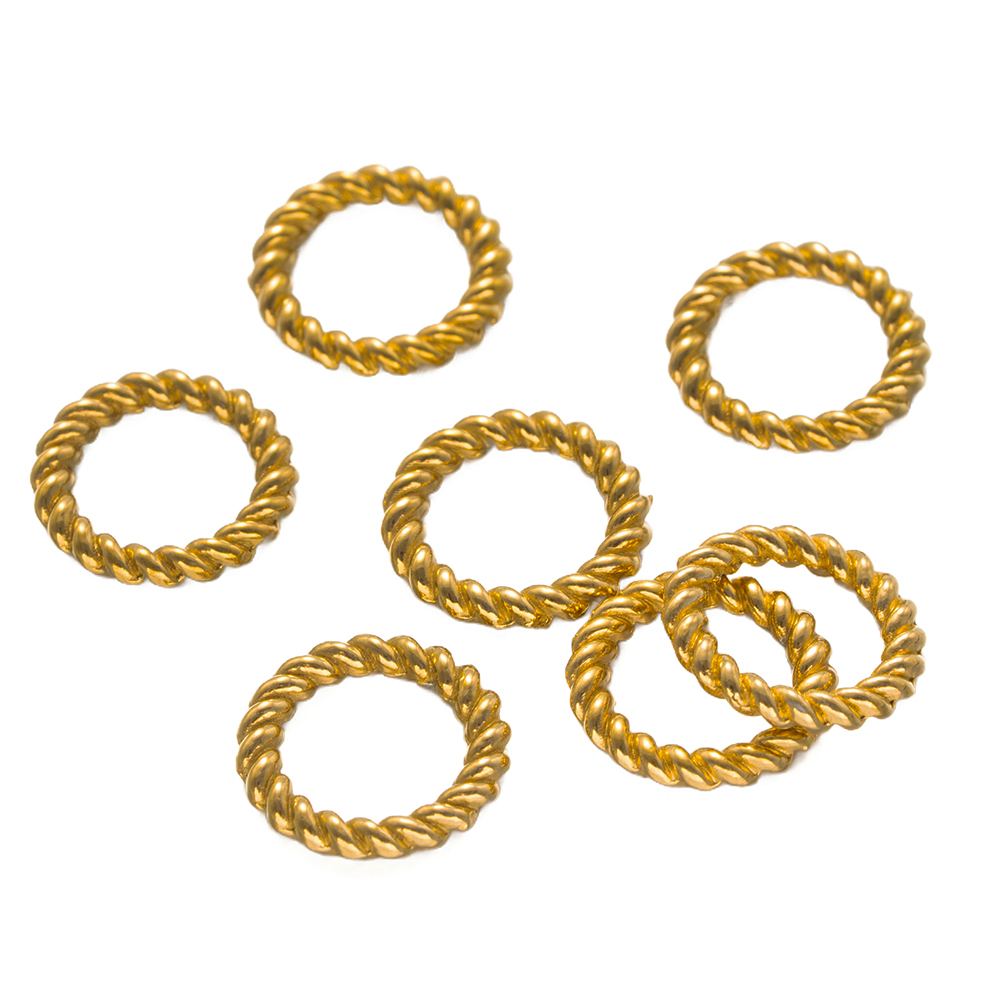 20Pcs Stainless Steel Round Tw - Jewelry Making Jump Rings ulasan dan harga