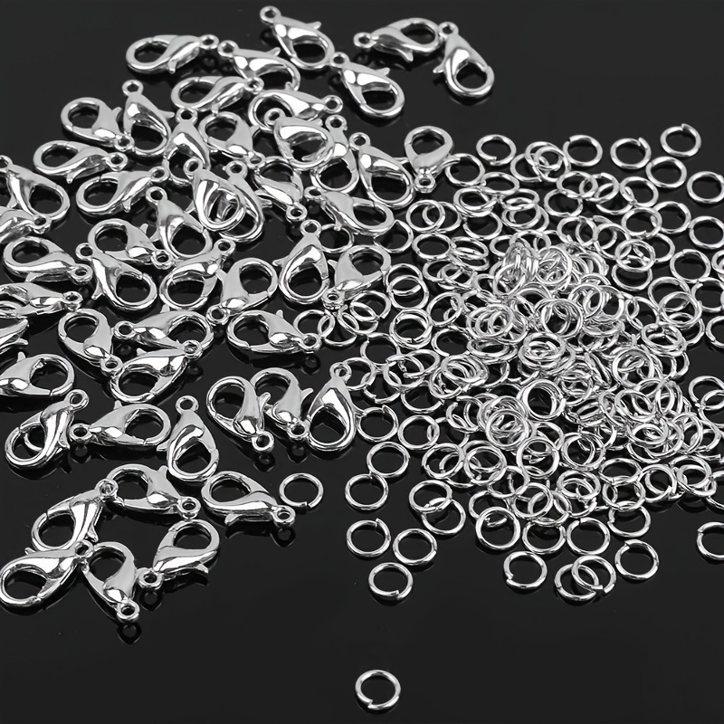 1/2/300pcs Lobster Clasps Open - Jewelry Making Jump Rings ulasan dan harga
