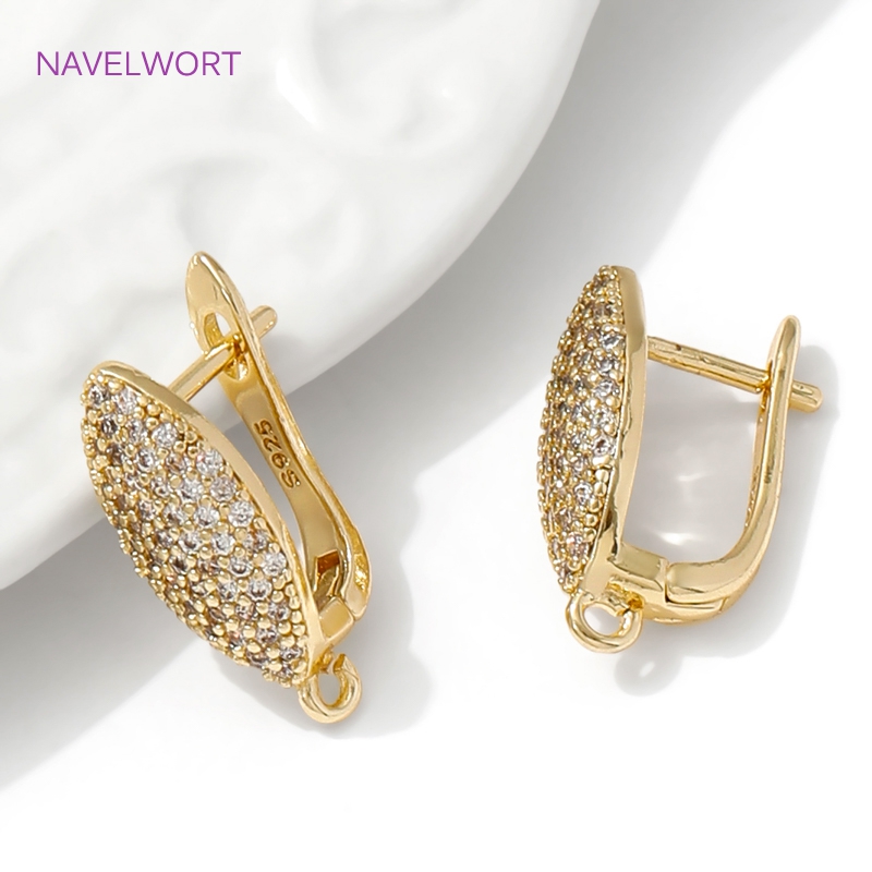 18K Gold Plated Brass Earwires - Jewelry Making Items ulasan dan harga