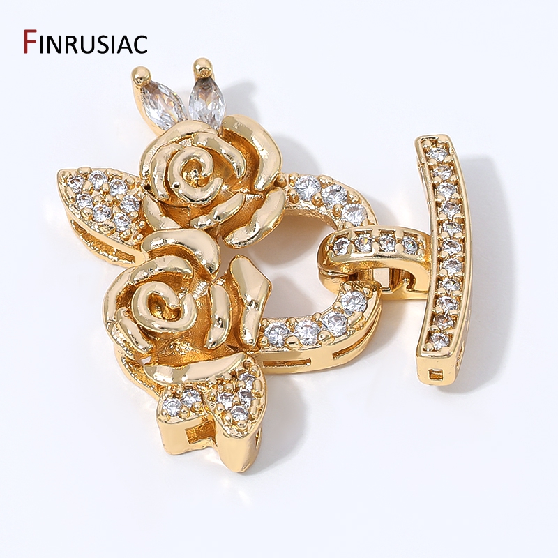 14K Gold Plated Brass Zircon F - Jewelry Making Items ulasan dan harga
