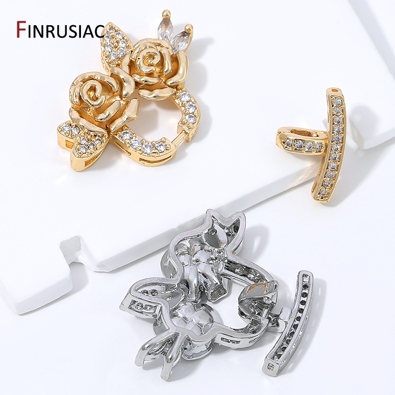 14K Gold Plated Brass Zircon F - Jewelry Making Items ulasan dan harga