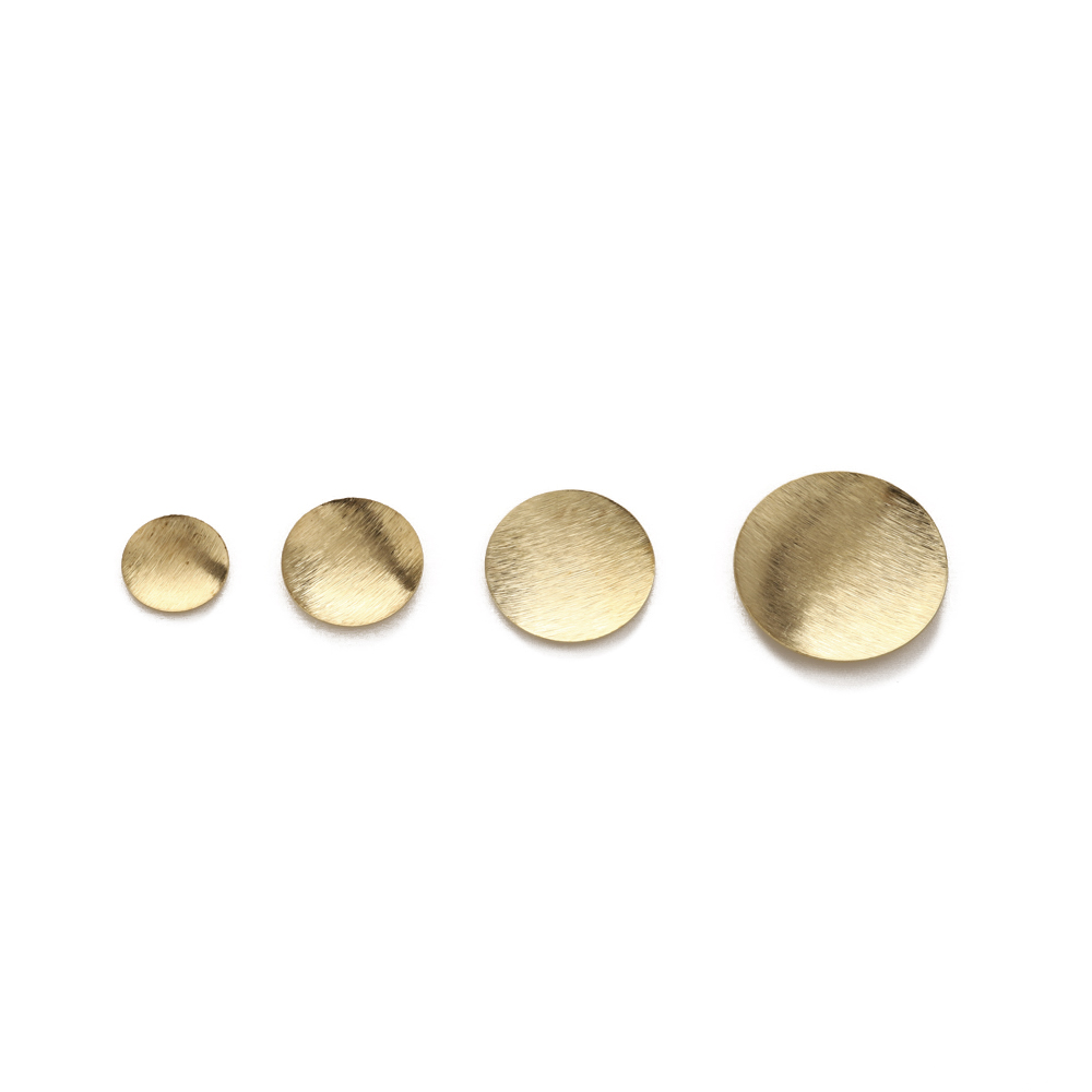 Raw Brass Brushed Round Convex - Jewelry Making Hammer ulasan dan harga