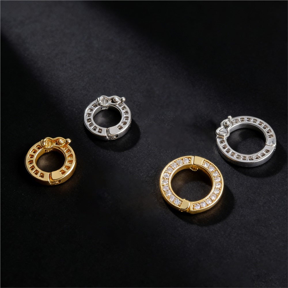 2pcs Round Connector Buckles P - Jewelry Making Brass ulasan dan harga
