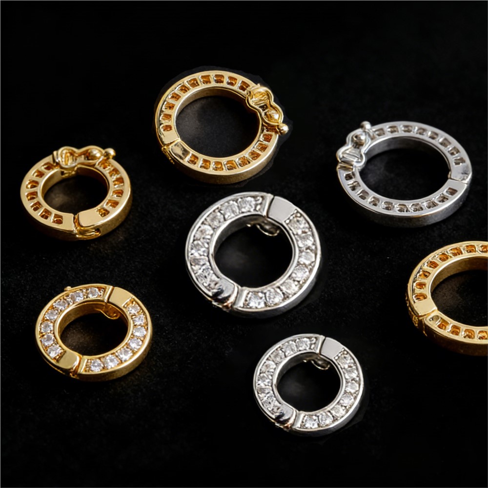2pcs Round Connector Buckles P - Jewelry Making Brass ulasan dan harga