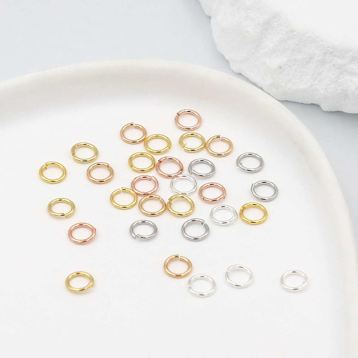 A Pack 925 Silver Open Jump Ri - Jewelry Making Jump Rings ulasan dan harga