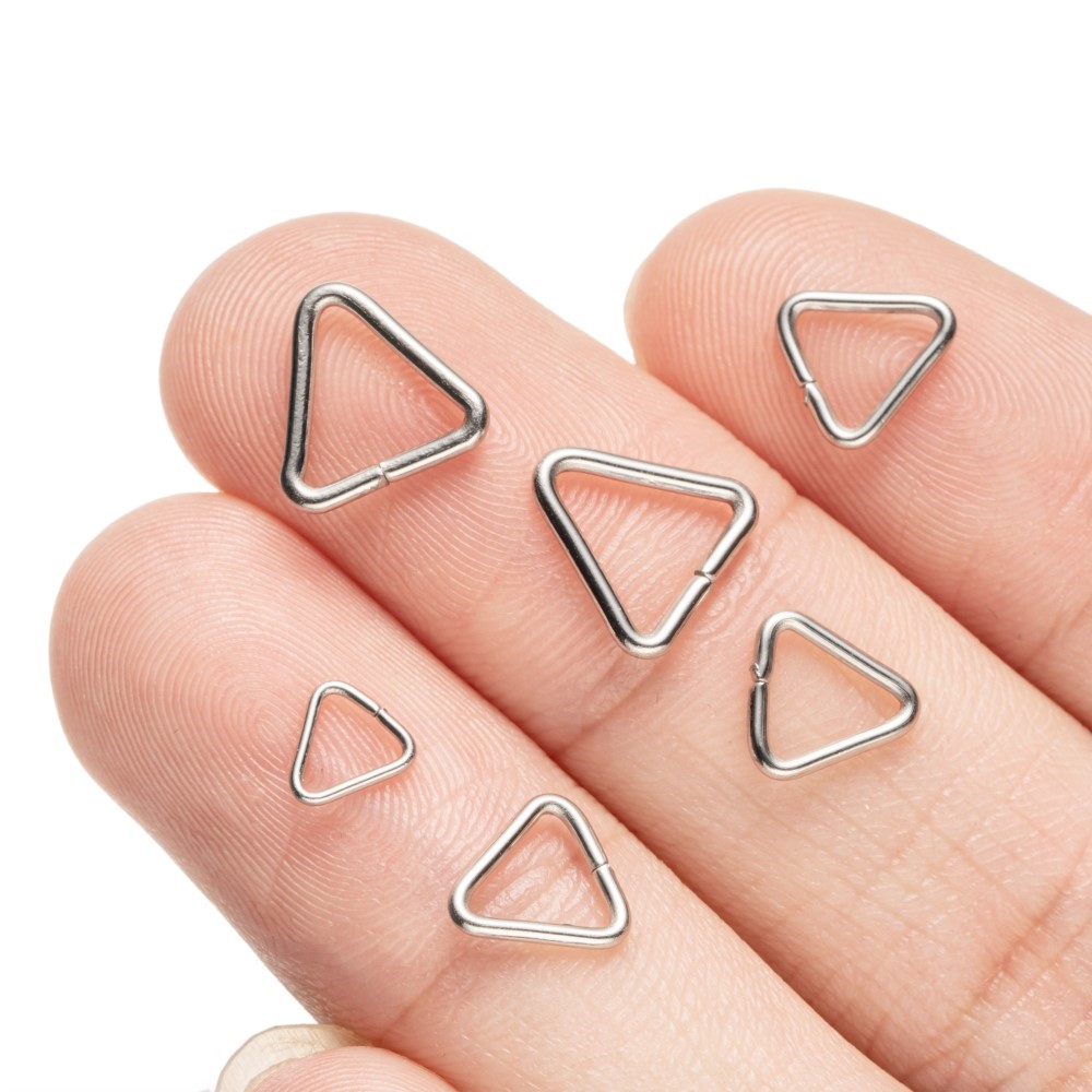 100pcs Stainless Steel Open Tr - Jewelry Making Jump Rings ulasan dan harga