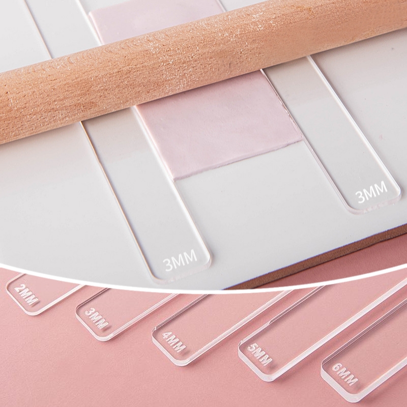 10Pc/Set Clay Ruler Acrylic So - Jewelry Making Guide ulasan dan harga