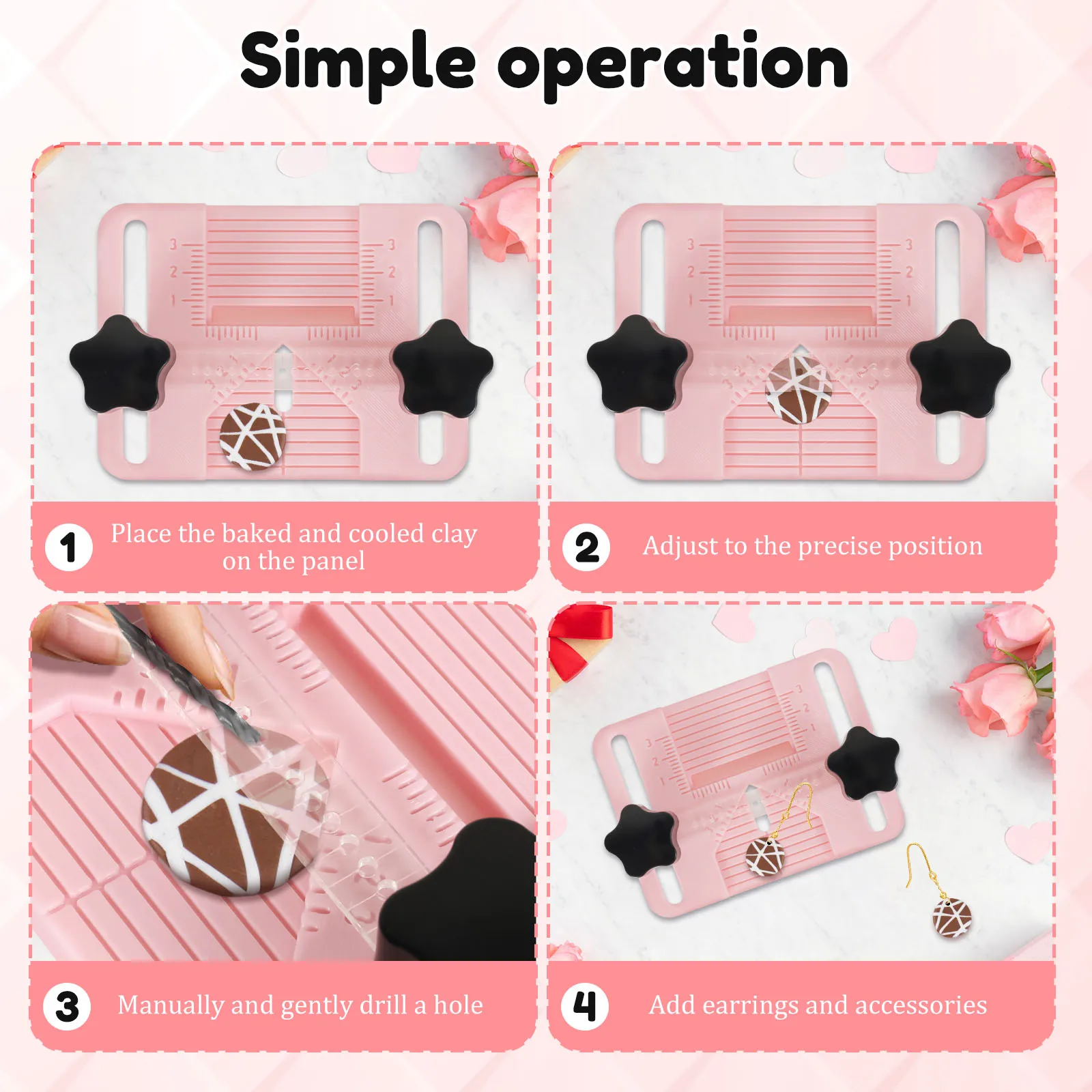 Polymer Clay Earring Drill Gui - Jewelry Making Guide ulasan dan harga
