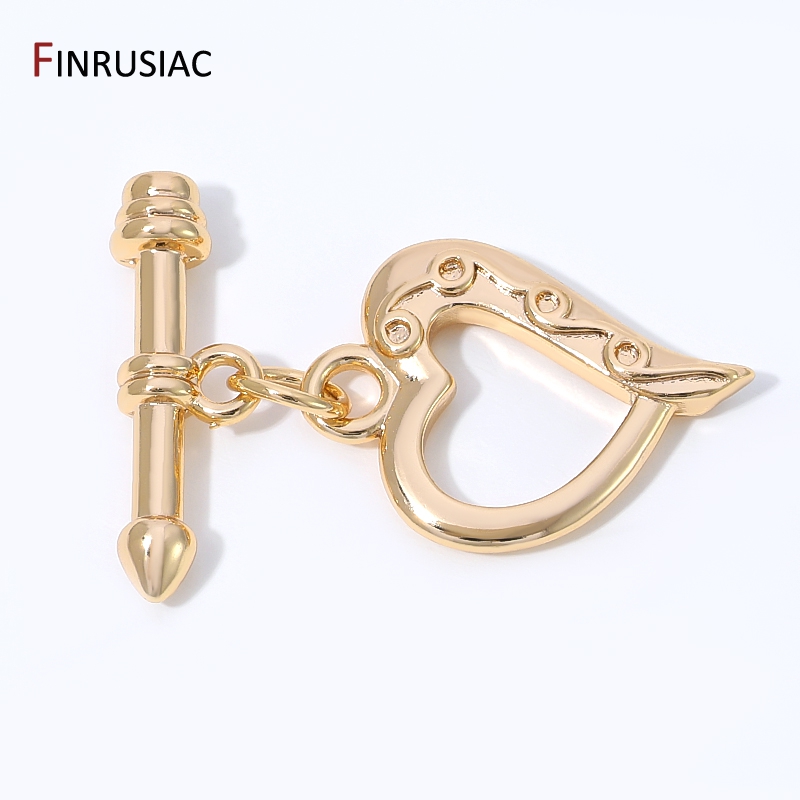 14K Gold Plated Brass Heart Sh - Jewelry Making Items ulasan dan harga