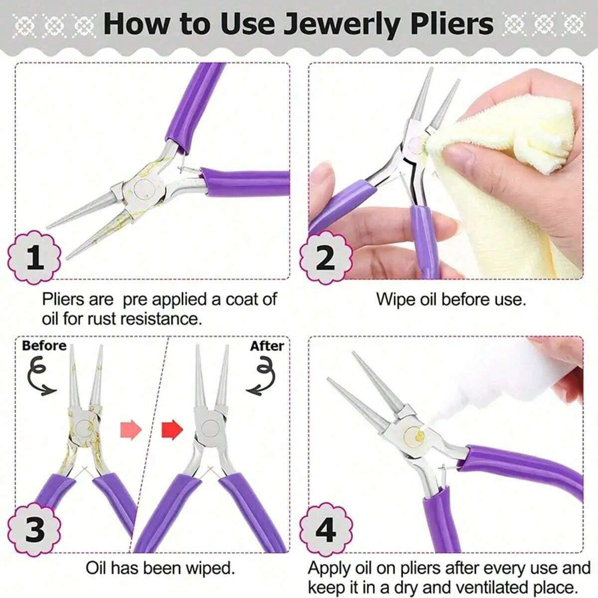 6/5/3pcs Jewelry Making Tools  - Jewelry Making Needle Nose Pliers ulasan dan harga