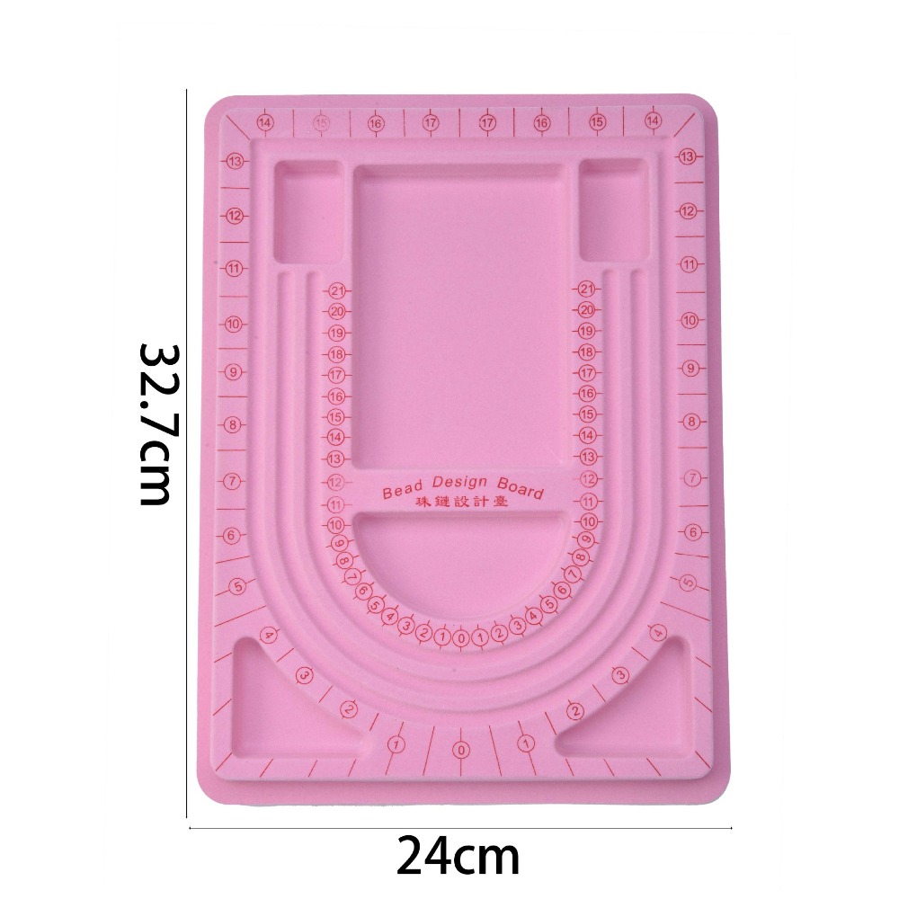 Colorful Flockeda Bead Board F - Jewelry Making Board ulasan dan harga