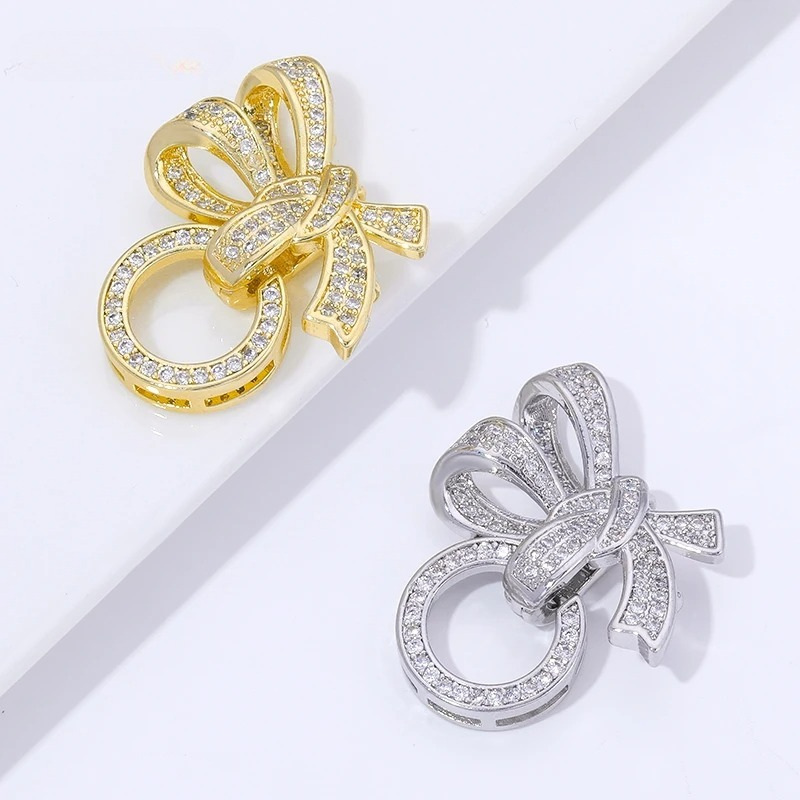 18K Gold Plated Pearl Clasps C - Jewelry Making Items ulasan dan harga