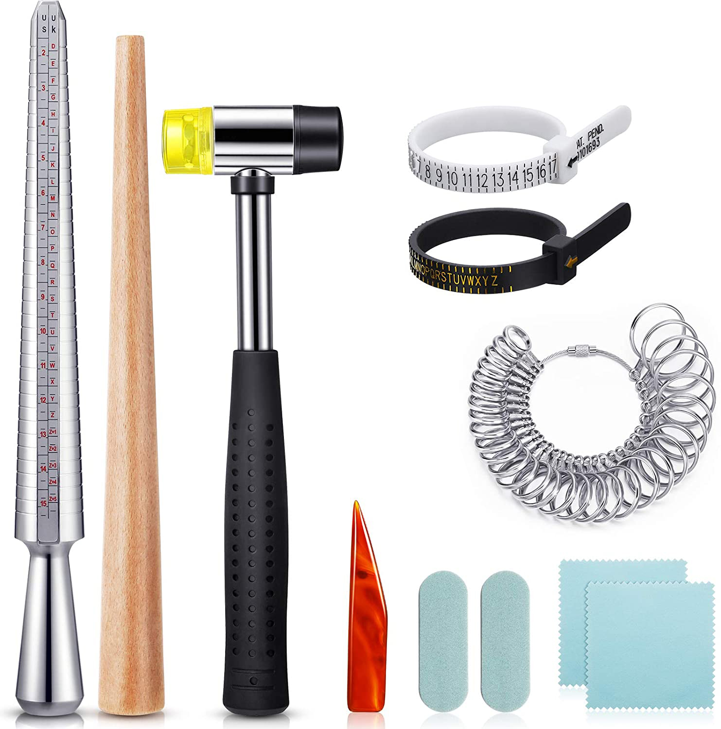 11 Pieces Of US UK Ring Mandre - Jewelry Making Machine ulasan dan harga