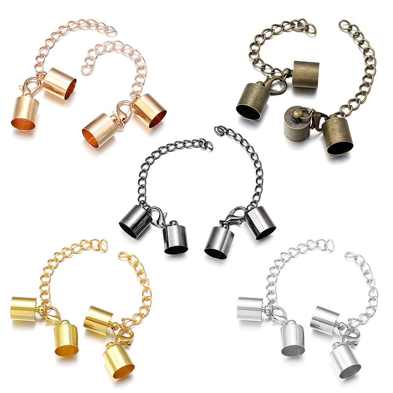 10Sets Leather Cord End Caps W - Jewelry Making Brass ulasan dan harga