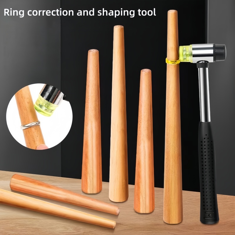 Wooden Ring Sizing Mandrel - J - Jewelry Making Hammer ulasan dan harga