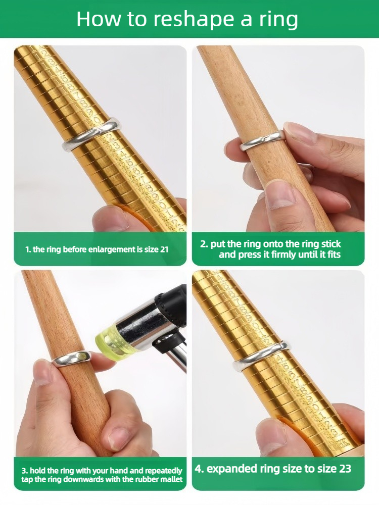 Wooden Ring Sizing Mandrel - J - Jewelry Making Hammer ulasan dan harga