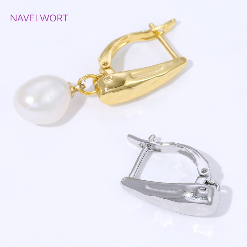 18K Gold Plated Smooth Earring - Jewelry Making Items ulasan dan harga