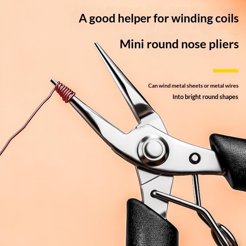 Stainless Steel Curved Mini Ne - Jewelry Making Needle Nose Pliers ulasan dan harga