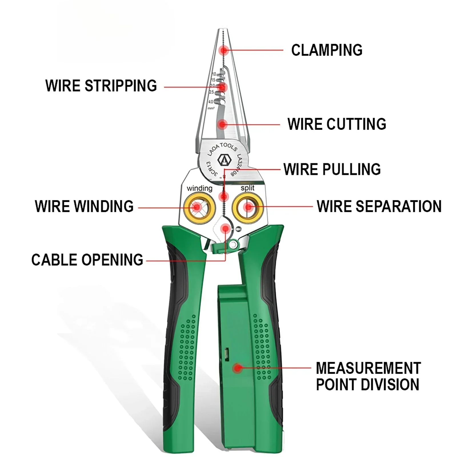 8 in 1 Stainless Steel Wire St - Jewelry Making Needle Nose Pliers ulasan dan harga