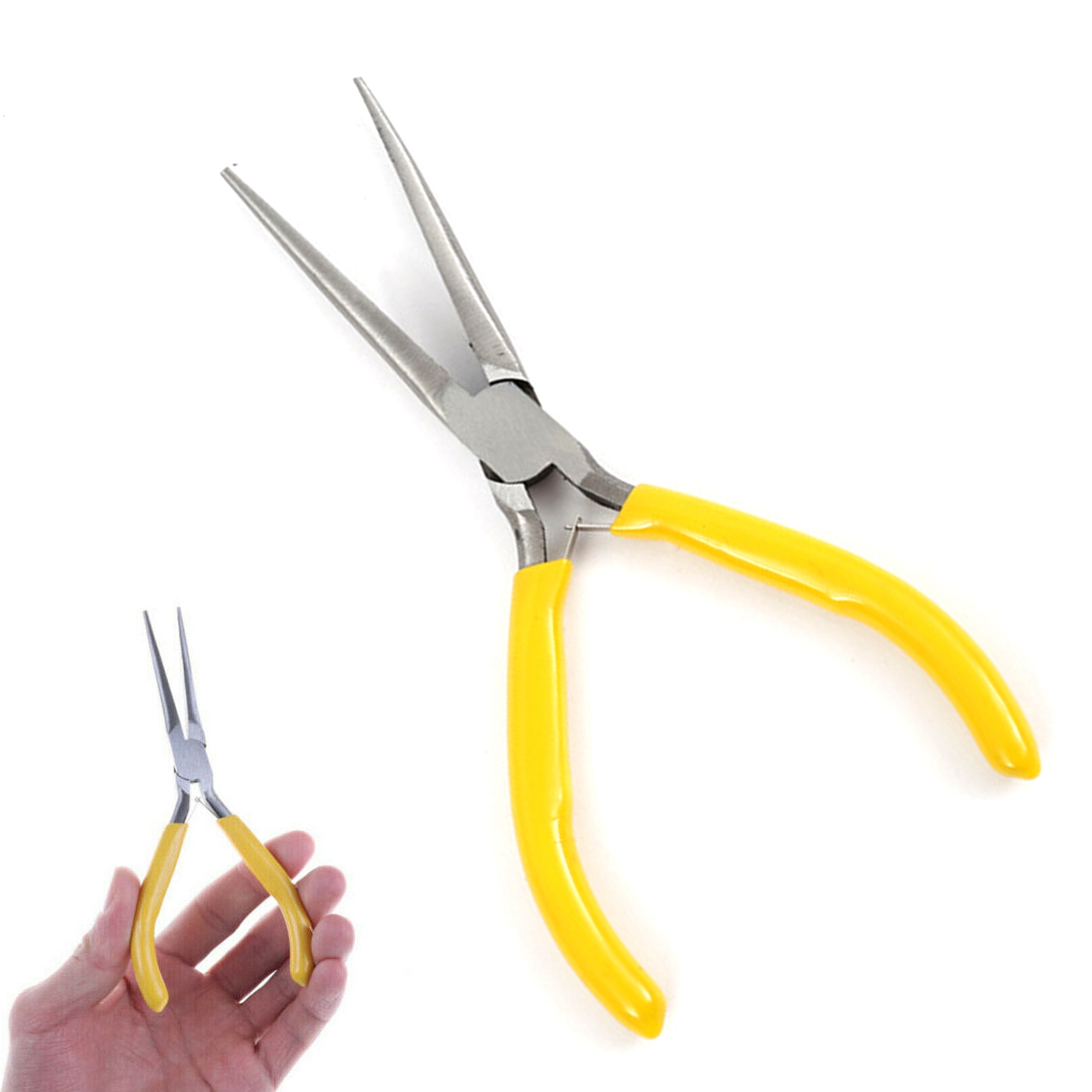 Yellow Multi Functional Mini L - Jewelry Making Needle Nose Pliers ulasan dan harga