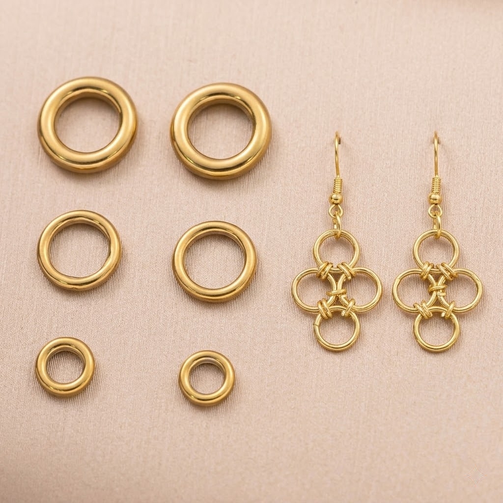 20pcs Stainless Steel Soldered - Jewelry Making Jump Rings ulasan dan harga