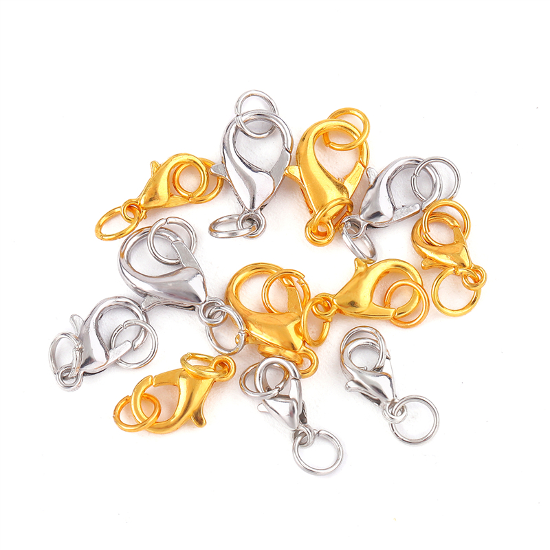 10/12/14mm10Set Stainless Stee - Jewelry Making Jump Rings ulasan dan harga