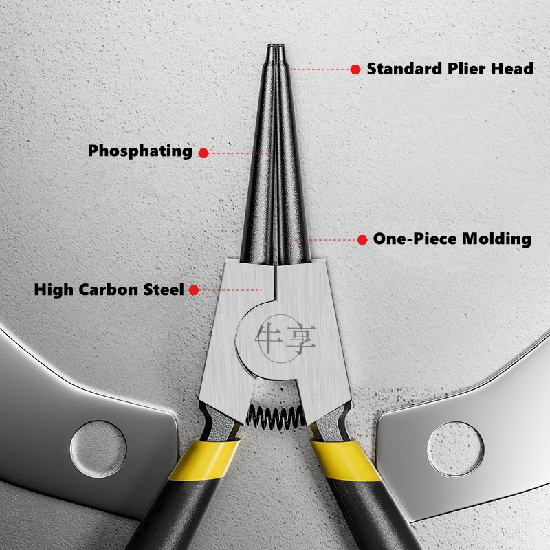 6/7 inch 4pcs/set Circlip Plie - Jewelry Making Needle Nose Pliers ulasan dan harga