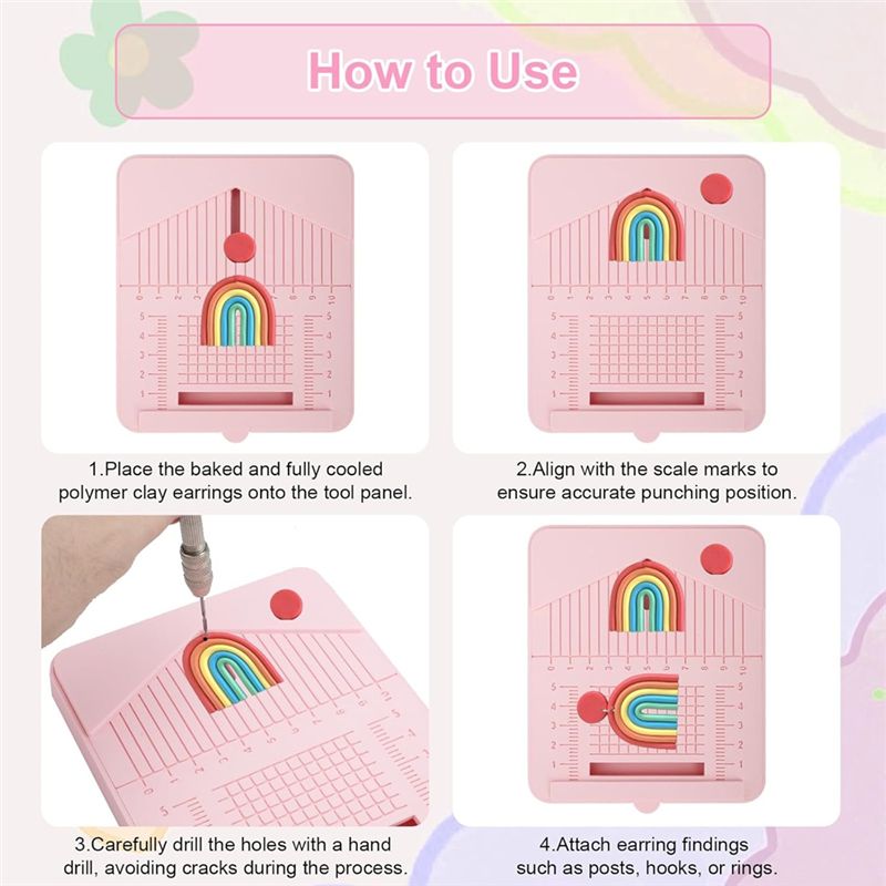 A11E-Polymer Clay Earring Dril - Jewelry Making Guide ulasan dan harga