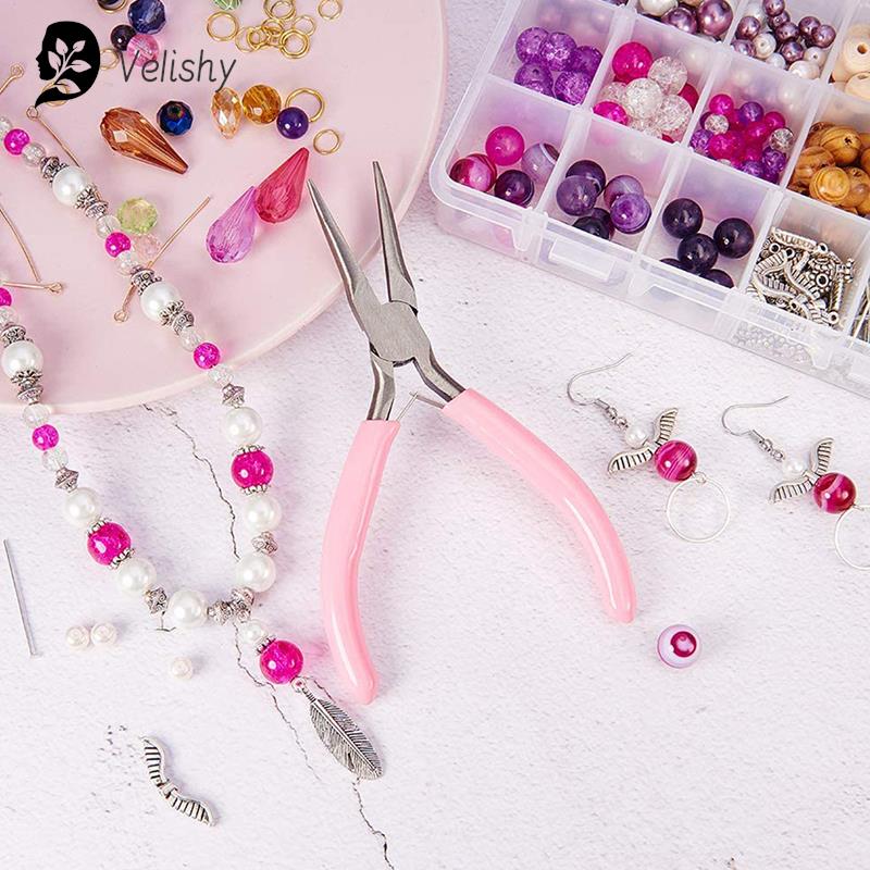 1PC Mini Pliers Diagonal Round - Jewelry Making Needle Nose Pliers ulasan dan harga
