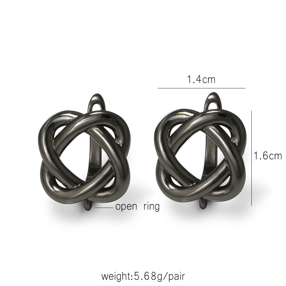 YANASI 1 Pair Gun Black  Brass - Jewelry Making Brass ulasan dan harga