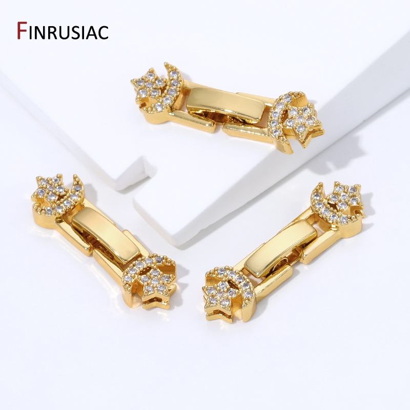 18K Gold Plated Brass Pearl Cl - Jewelry Making Items ulasan dan harga