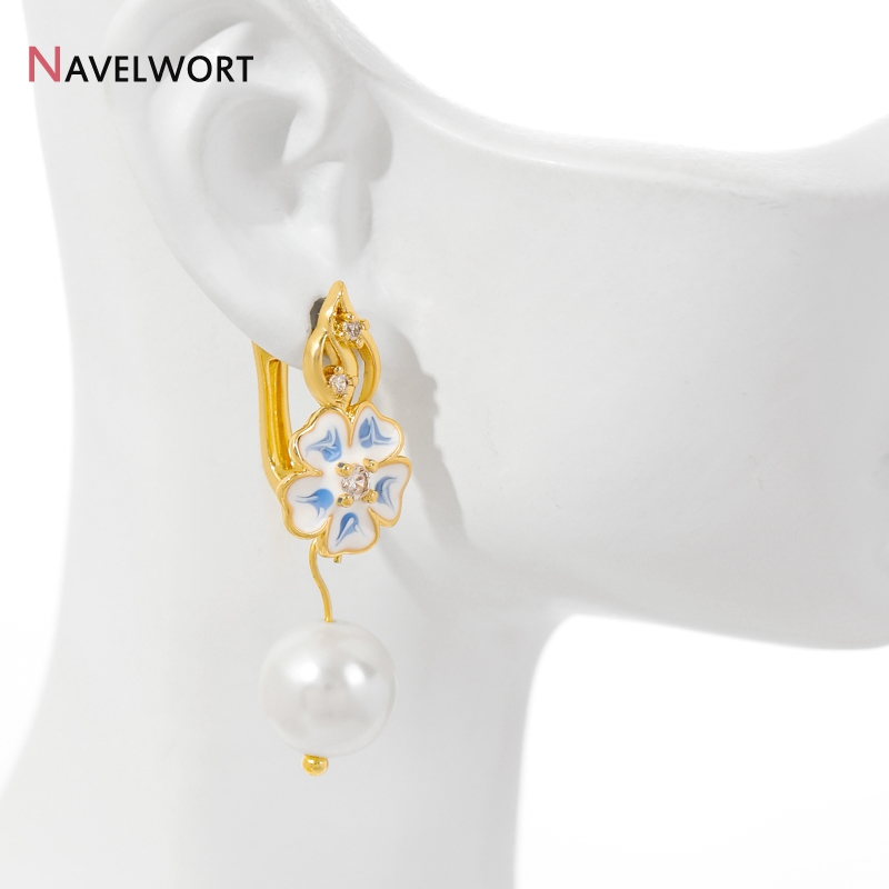 18K Gold Plated Brass With Zir - Jewelry Making Brass ulasan dan harga