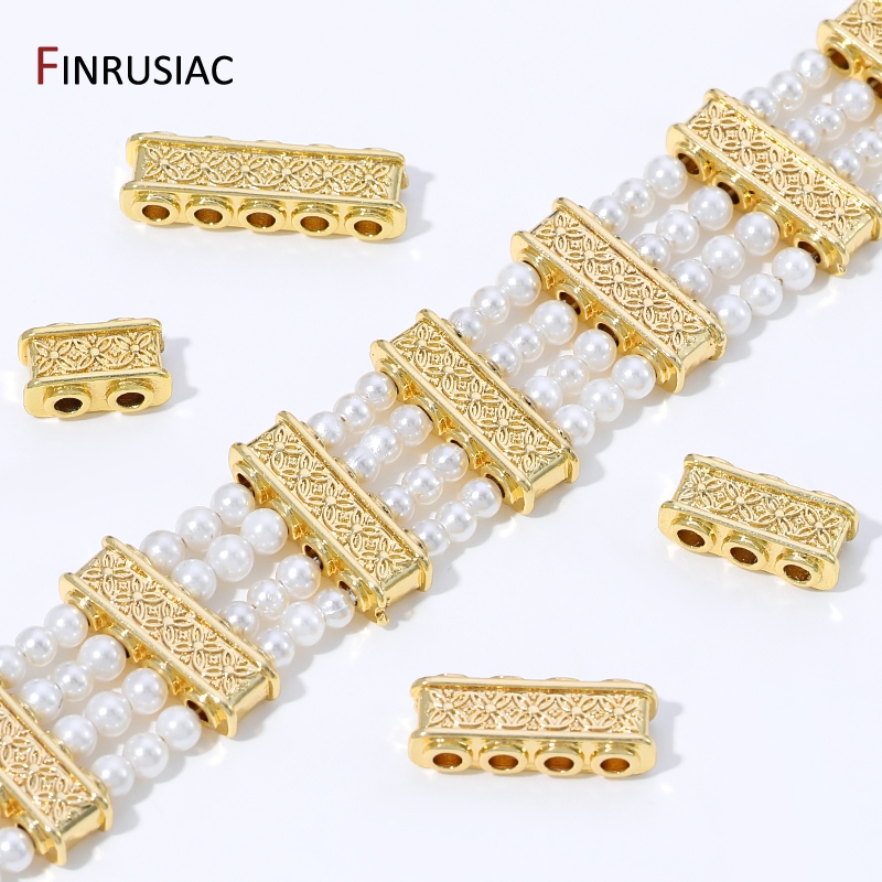 18K Gold Plated Brass Rectangl - Jewelry Making Items ulasan dan harga