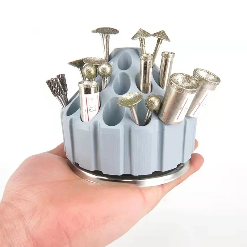 360 Rotating Drill Bit Storage - Jewelry Making Rotary Tool ulasan dan harga