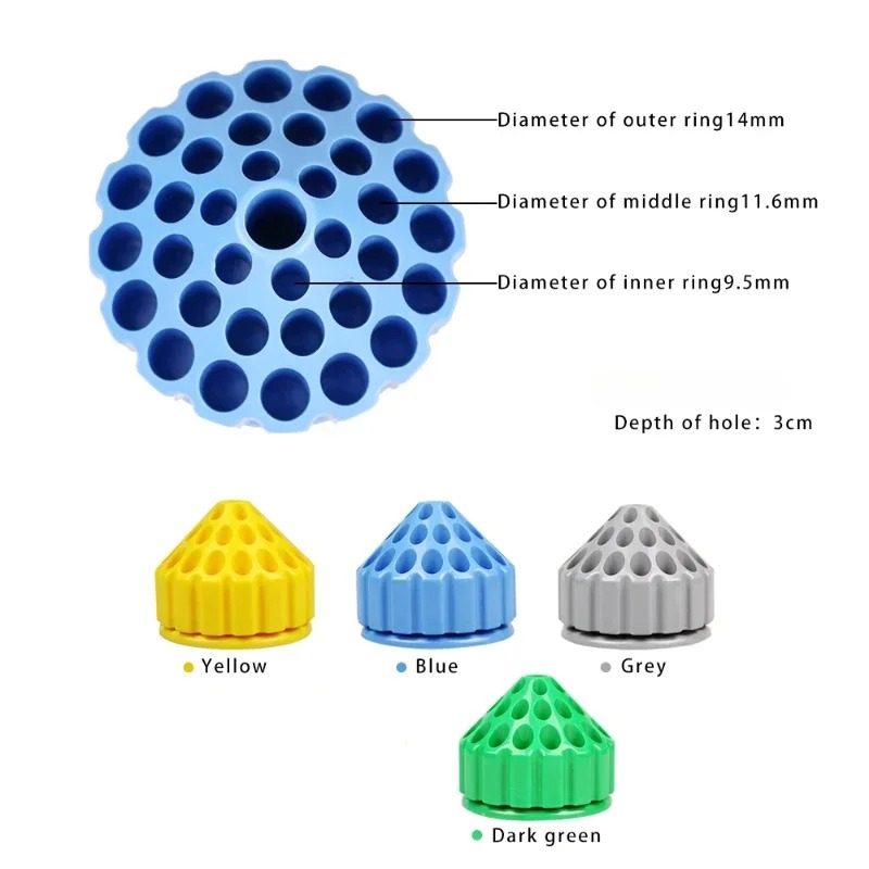 360 Rotating Drill Bit Storage - Jewelry Making Rotary Tool ulasan dan harga