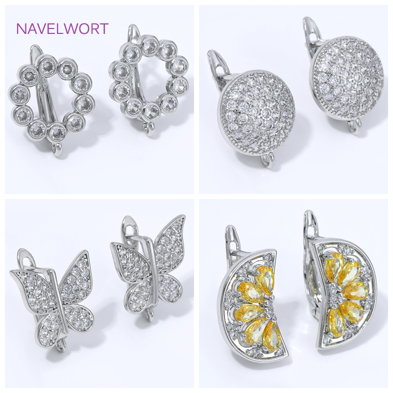 18K Gold Plated Fan Shape Flow - Jewelry Making Items ulasan dan harga