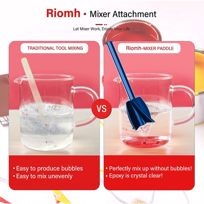 1/4Pcs Epoxy Resin Mixer Tool  - Jewelry Making Rotary Tool ulasan dan harga
