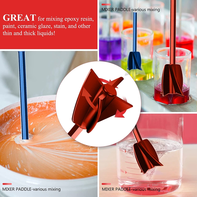 1/4Pcs Epoxy Resin Mixer Tool  - Jewelry Making Rotary Tool ulasan dan harga