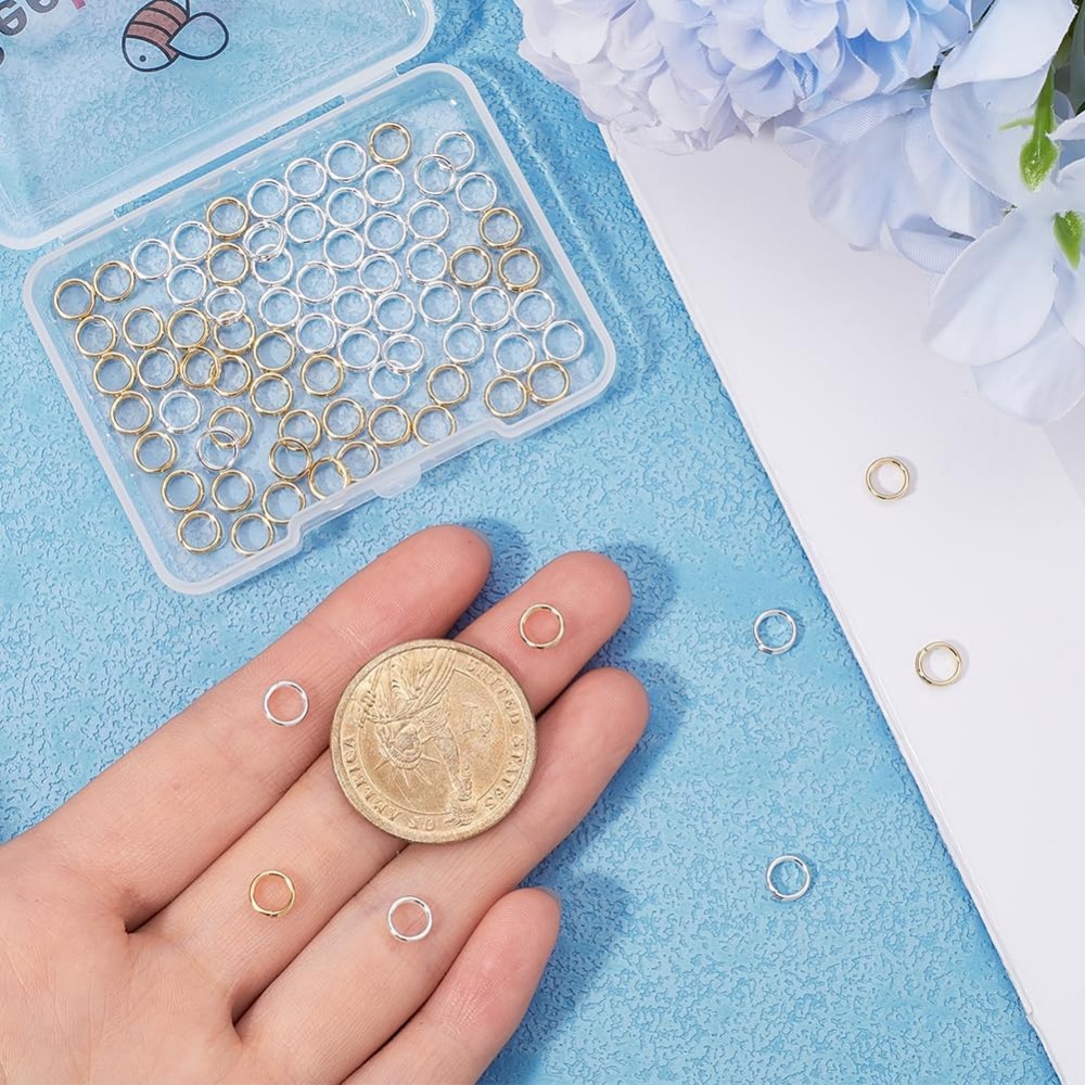1 Box 80Pcs Split Jump Ring 24 - Jewelry Making Jump Rings ulasan dan harga