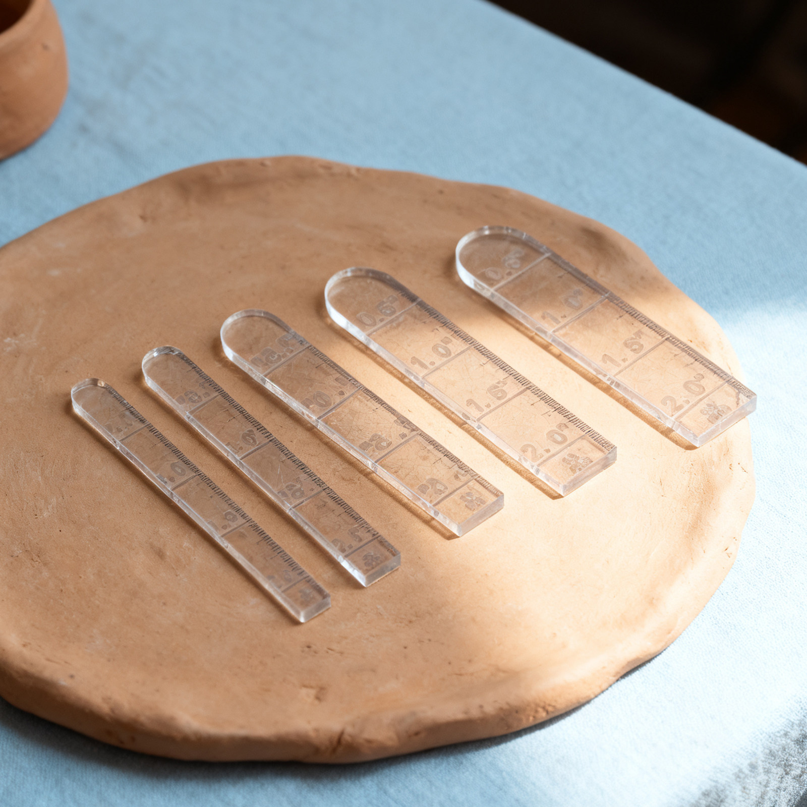5Pcs Polymer Clay Thickness Gu - Jewelry Making Guide ulasan dan harga