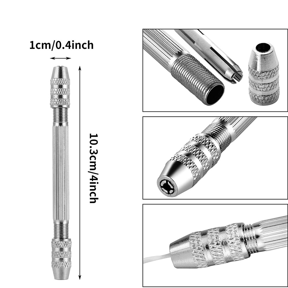 Double-Head Hand Drill Base, 0 - Jewelry Making Rotary Tool ulasan dan harga